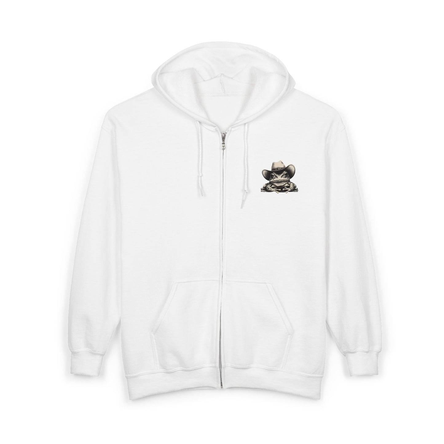 Western Frog Zip Up Hoodie