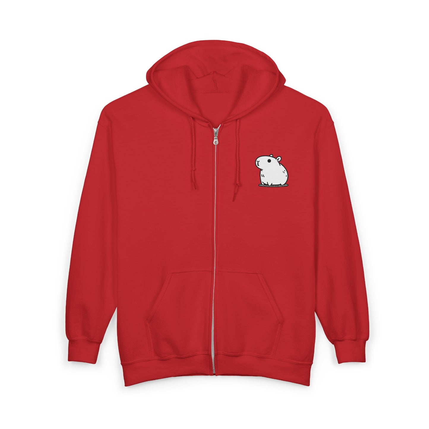 Capybara Zip Up Hoodie
