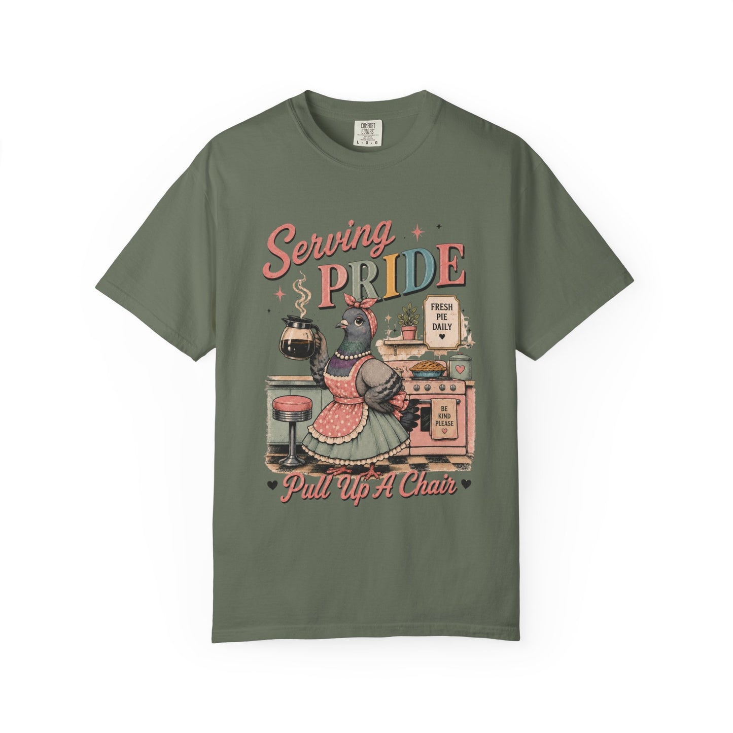 Vintage Housewife Pigeon Shirt