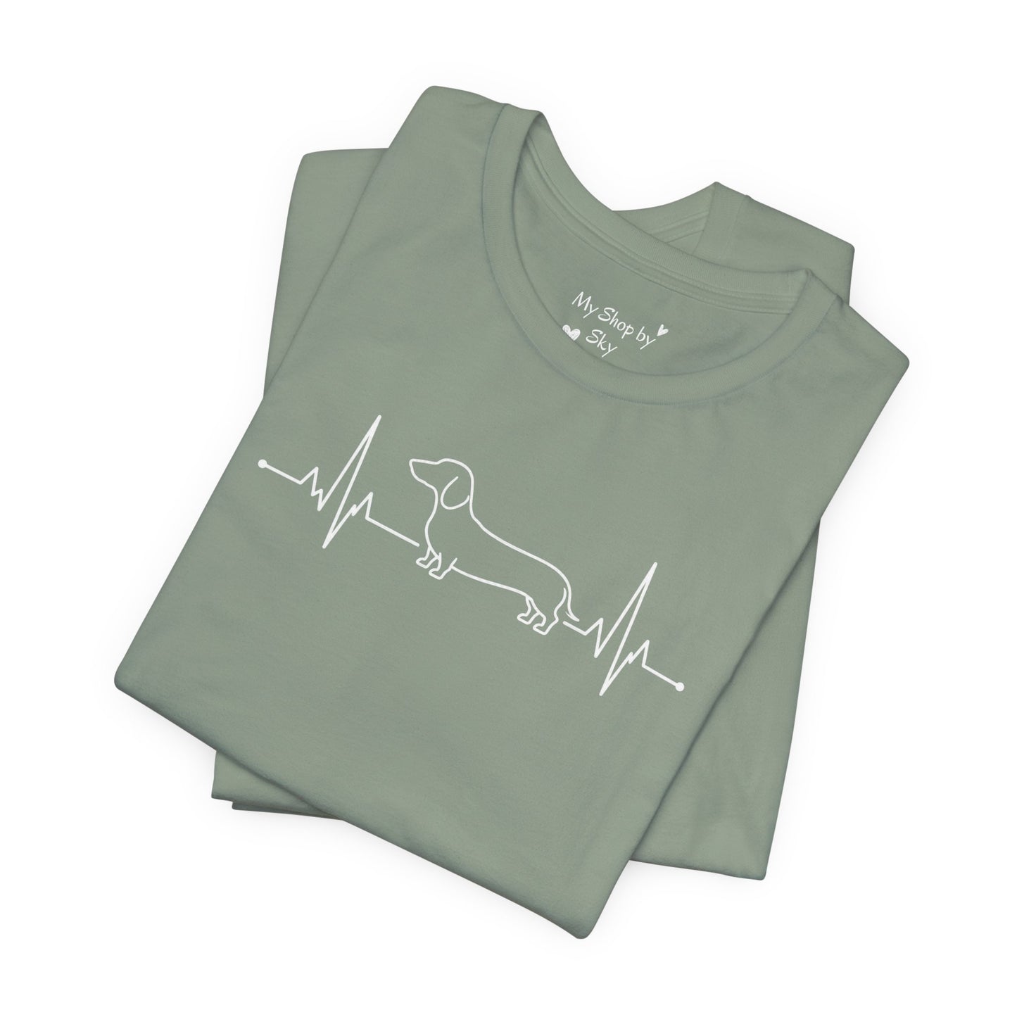 Dachshund Heartbeat Shirt