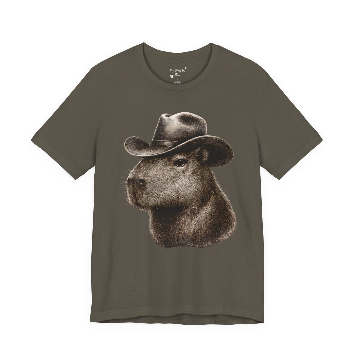 Cowboy Capybara Shirt Vintage