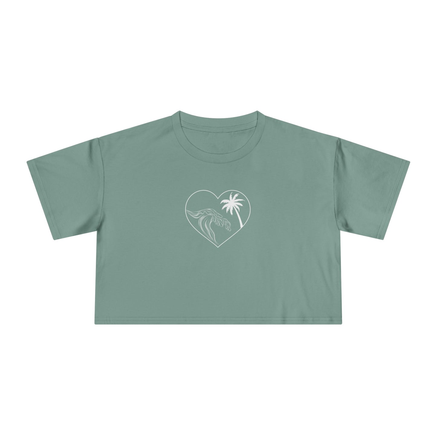 Palm Tree Wave Shirt (cropped)
