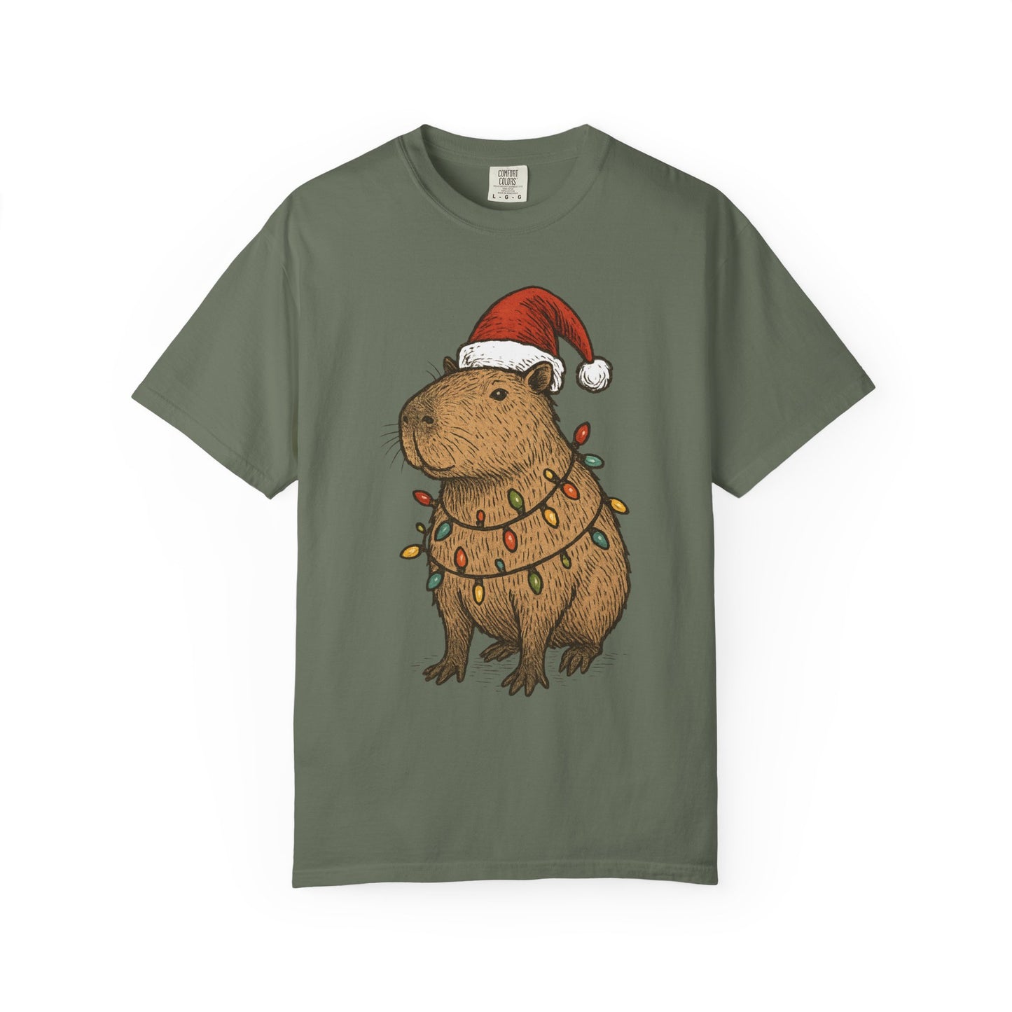 Christmas Capybara T-Shirt