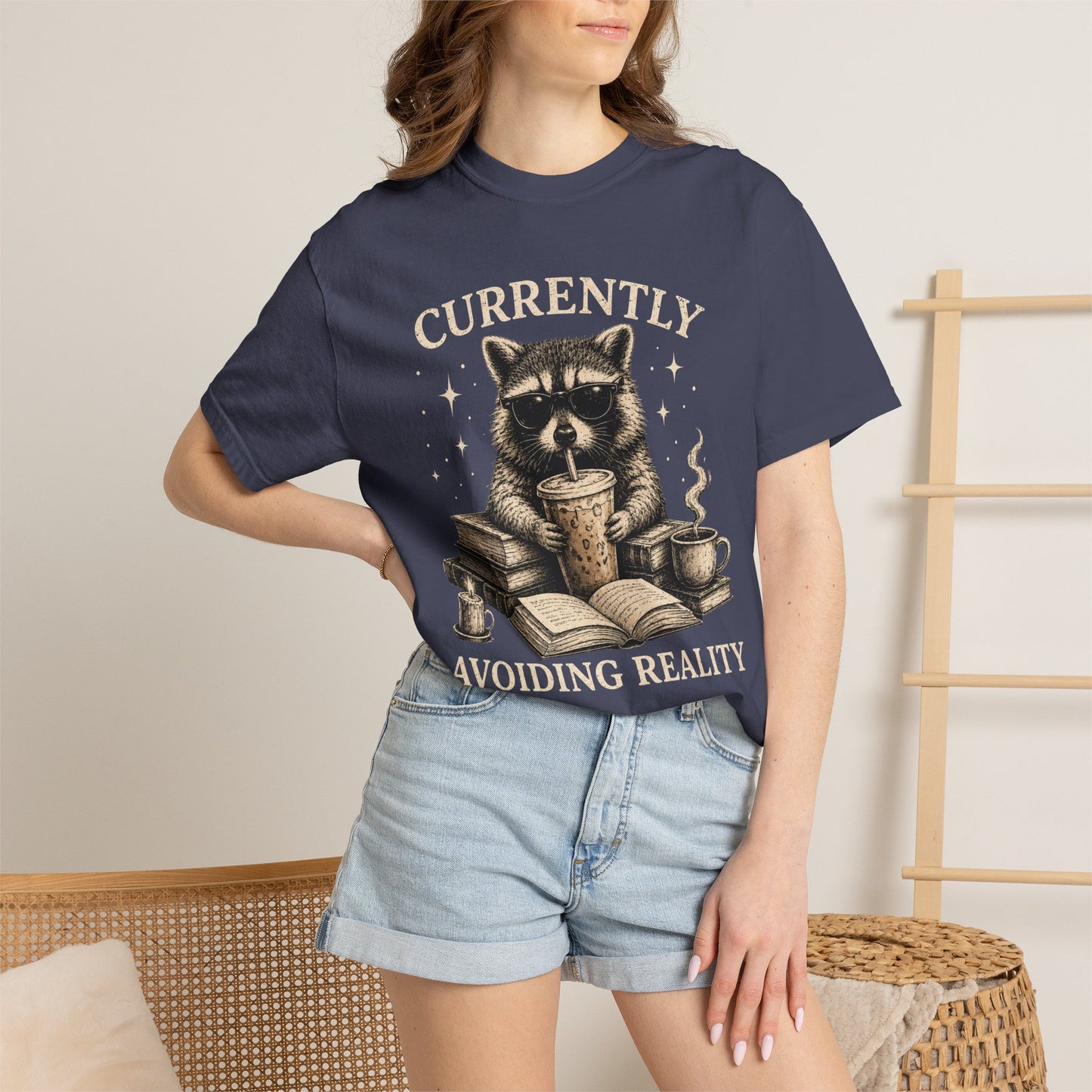 Bookish Raccoon Tee