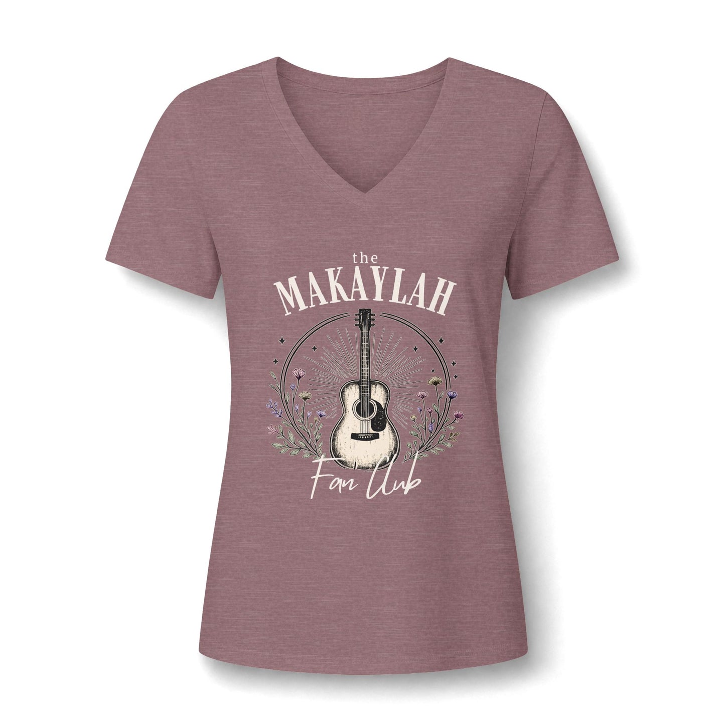 Makaylah Fan Club Women's V-Neck Tee