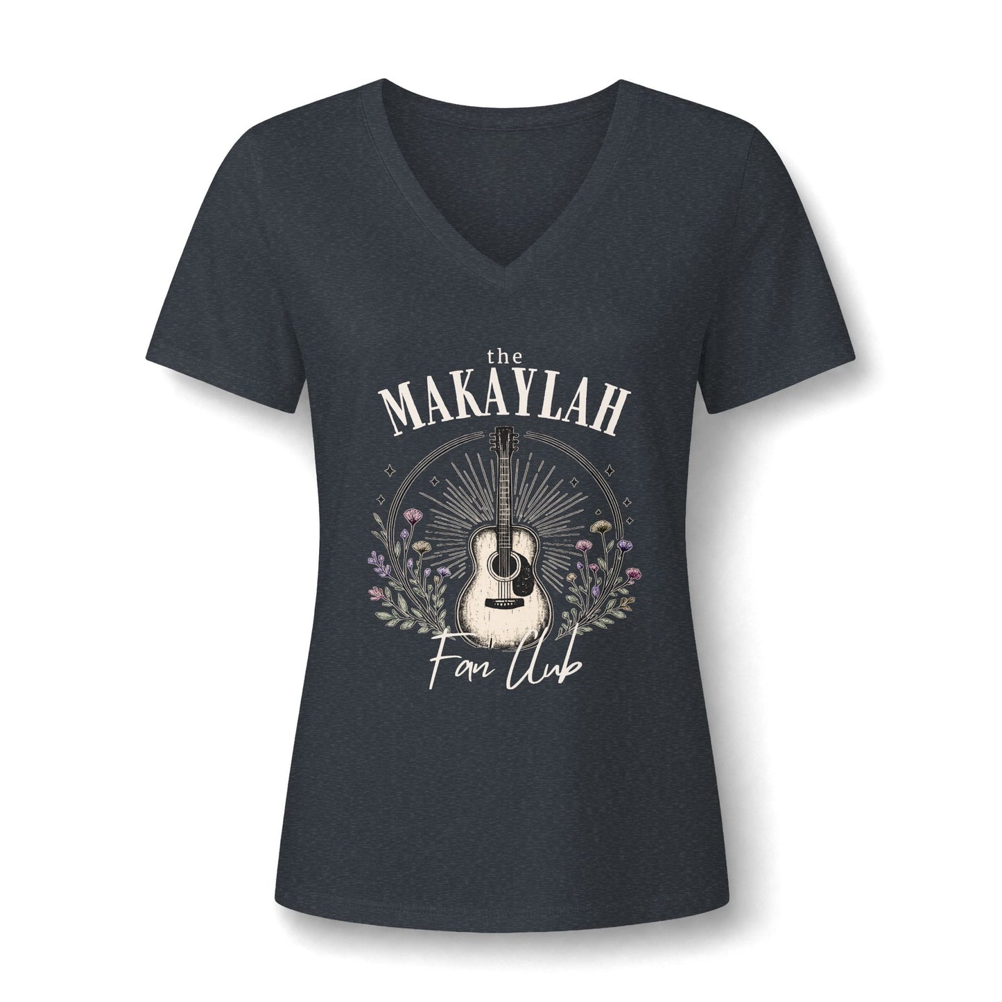 Makaylah Fan Club Women's V-Neck Tee