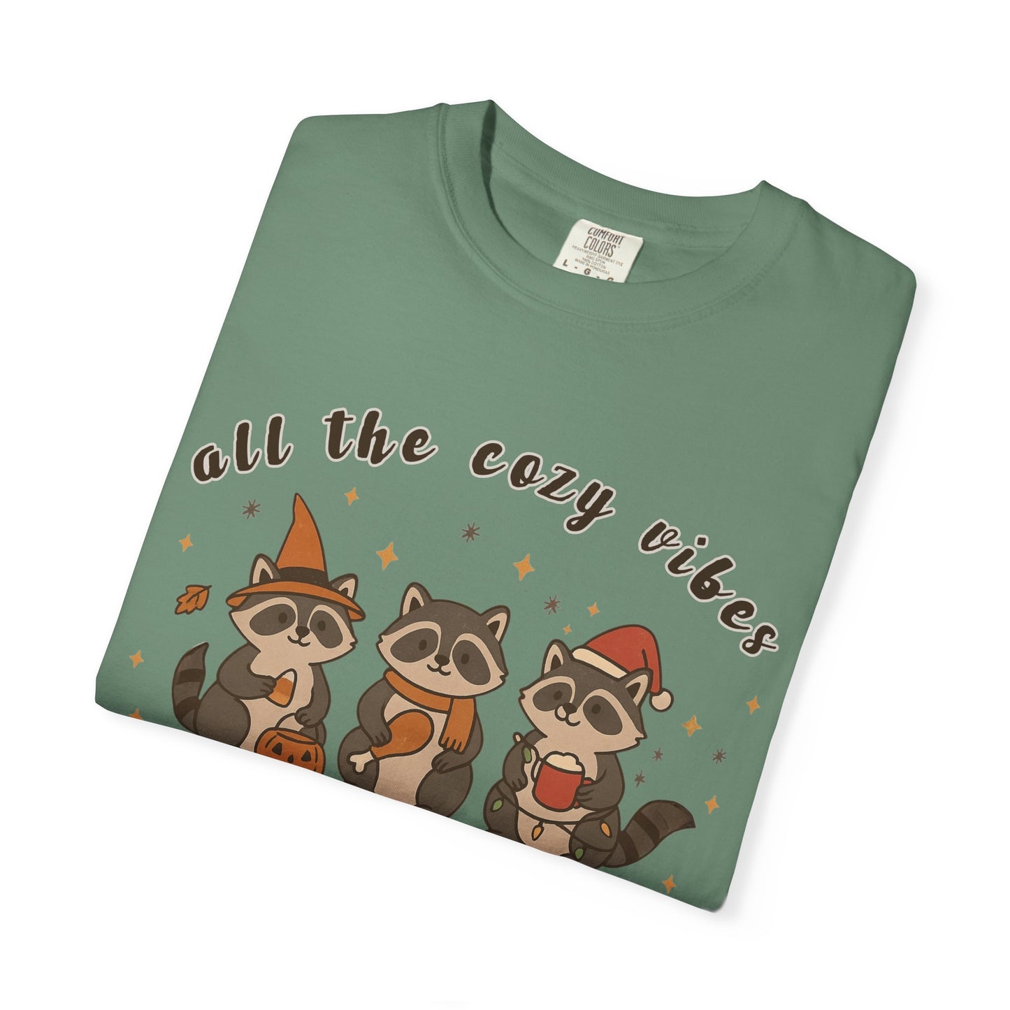 Seasonal Raccoon T-Shirt