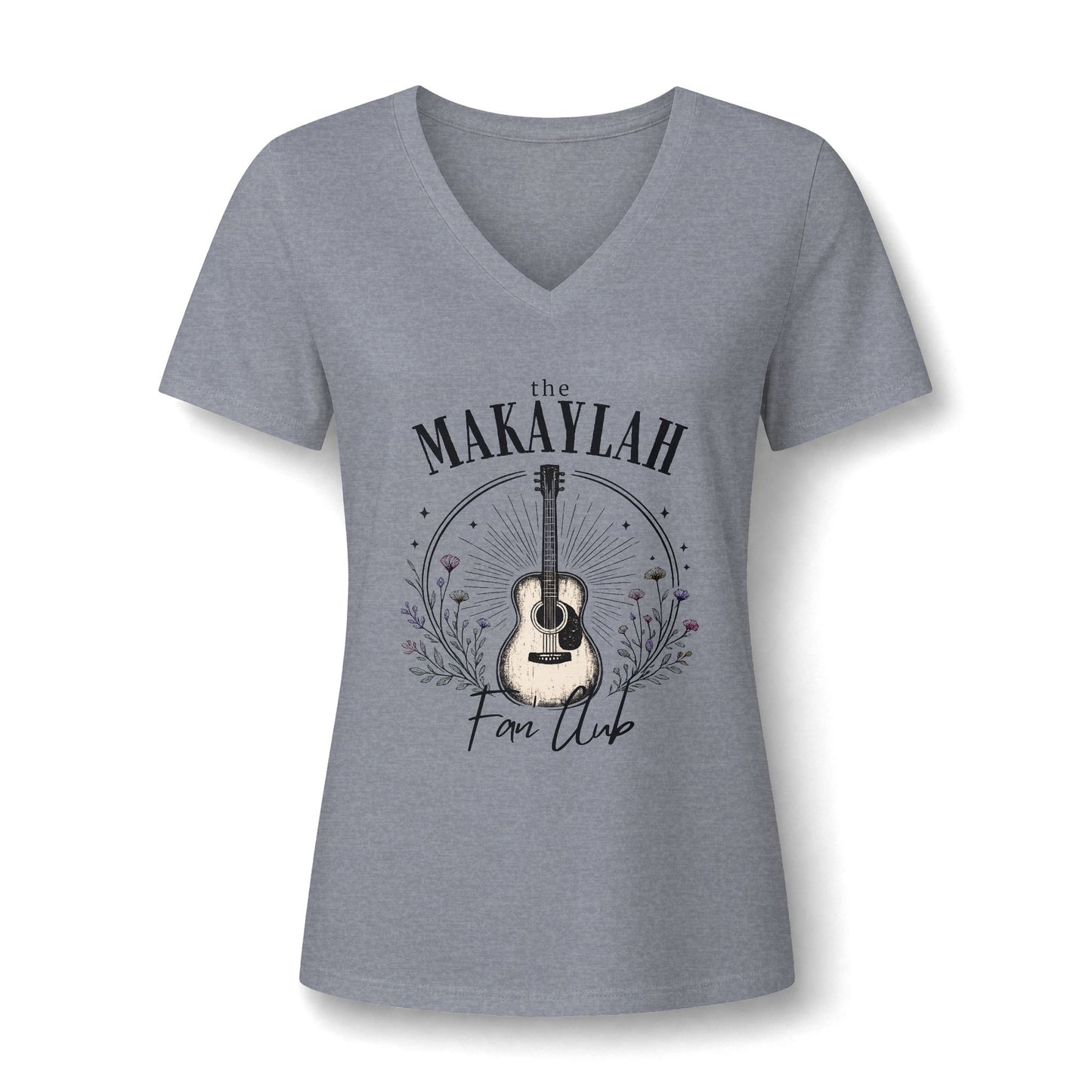 Makaylah Fan Club Women's V-Neck Tee