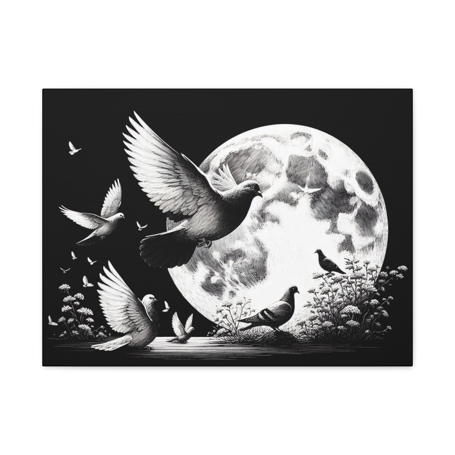 Canvas Print Pigeon