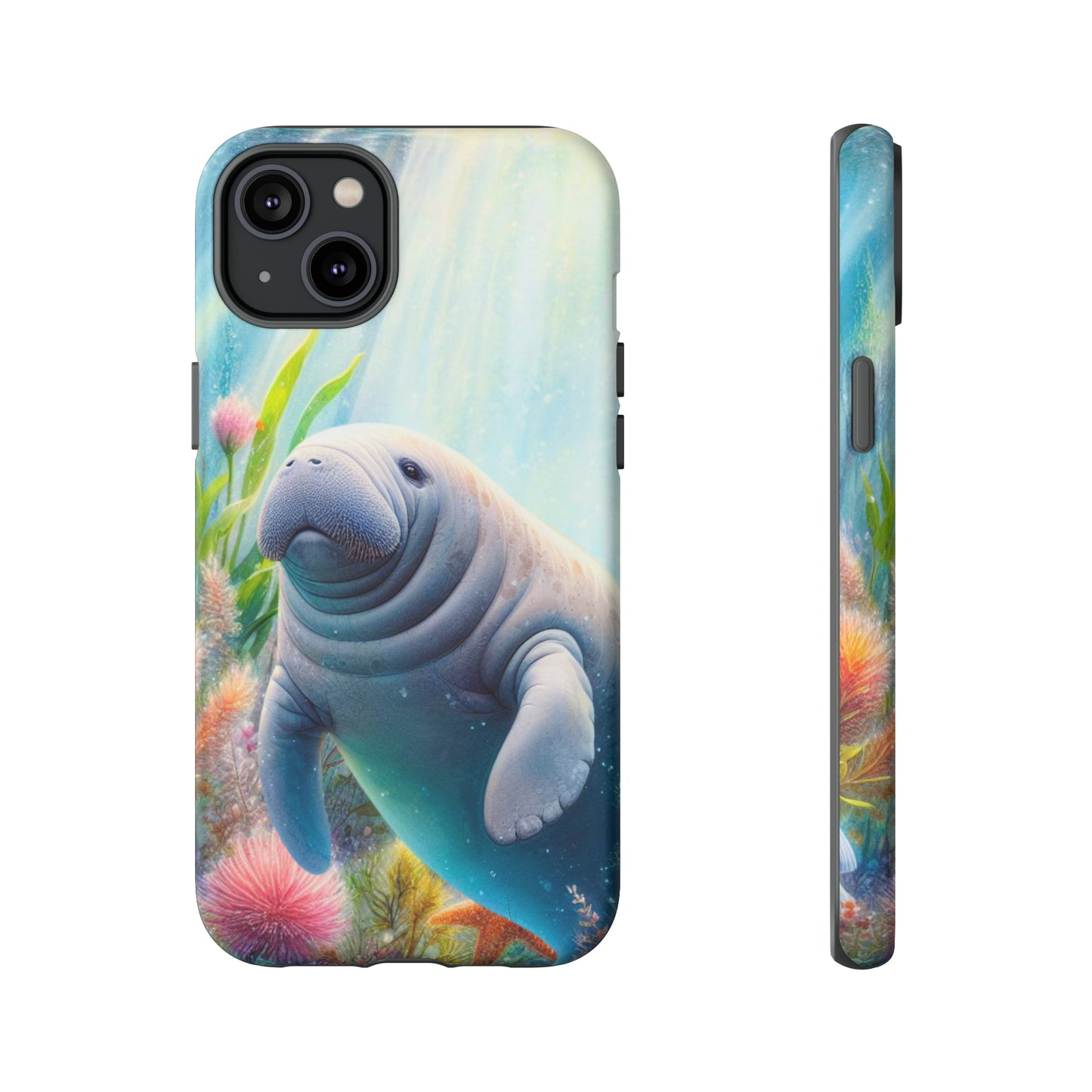 Manatee phone case protective