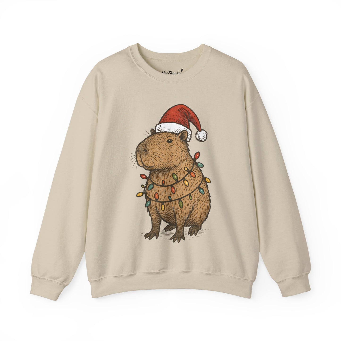 Christmas Capybara Sweatshirt - Unisex Sweatshirt