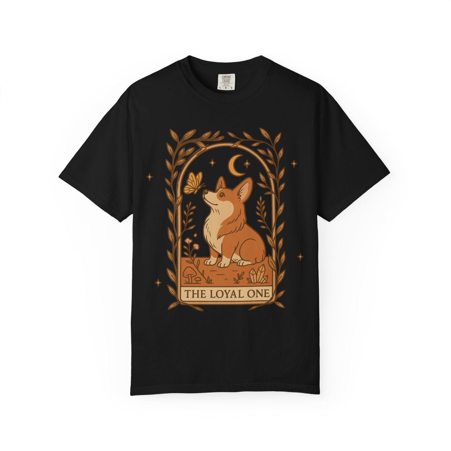Corgi Unisex T-Shirt - 'The Loyal One' Tarot Card Design