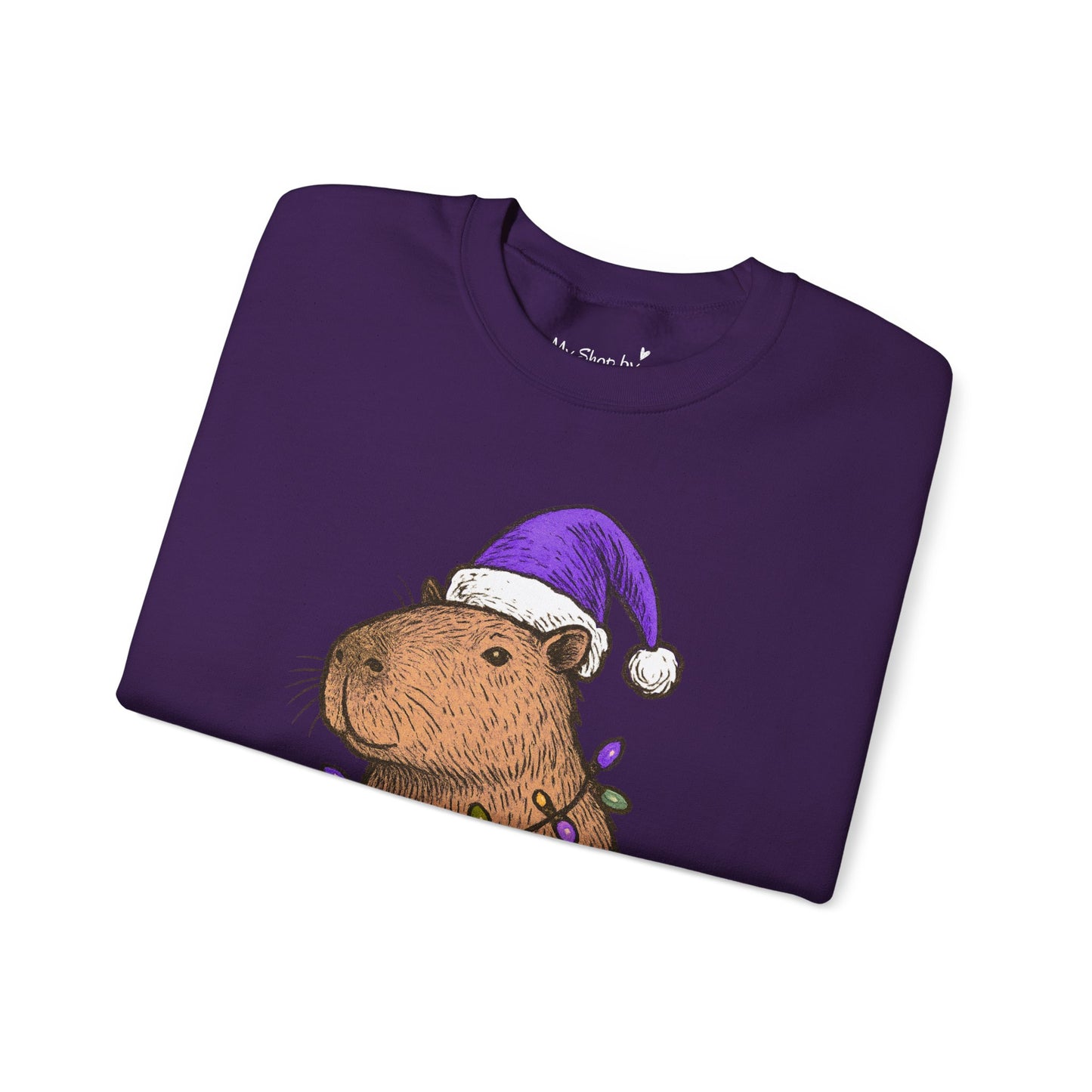 Christmas Capybara Sweatshirt - Unisex Sweatshirt