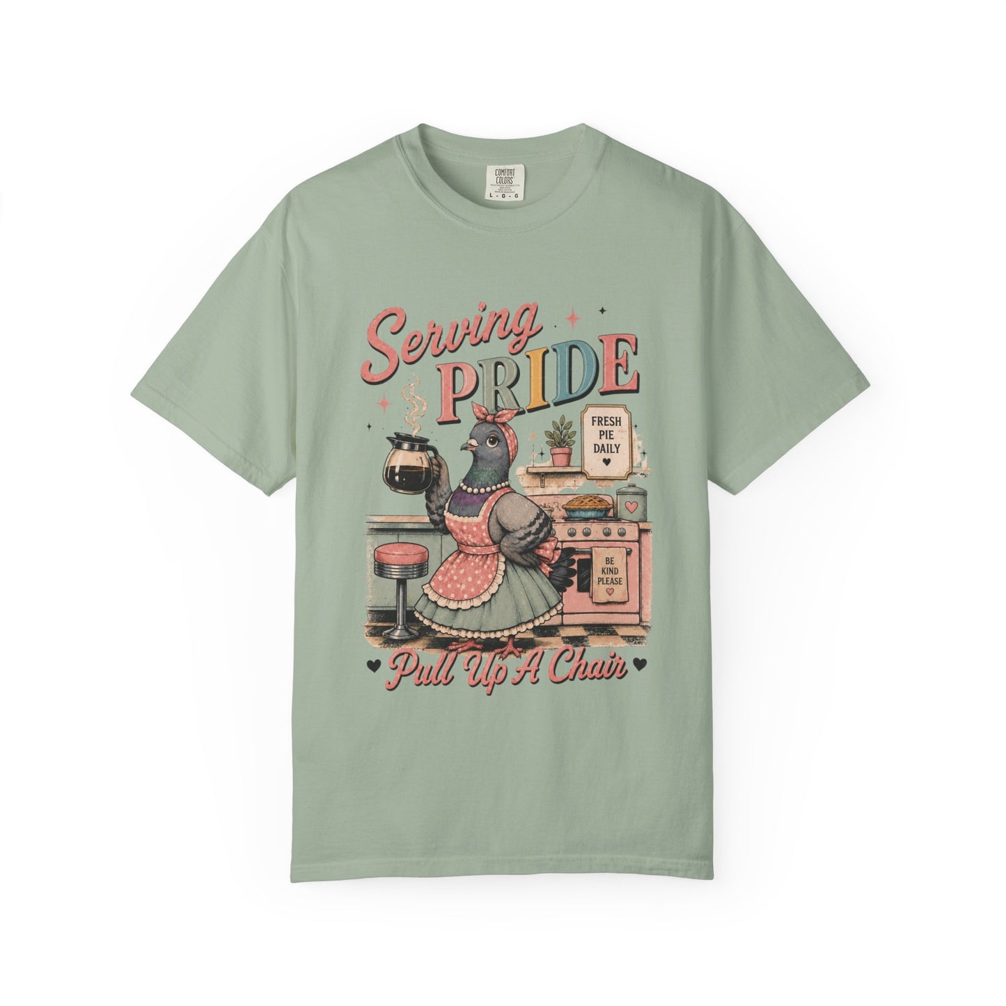 Vintage Housewife Pigeon Shirt
