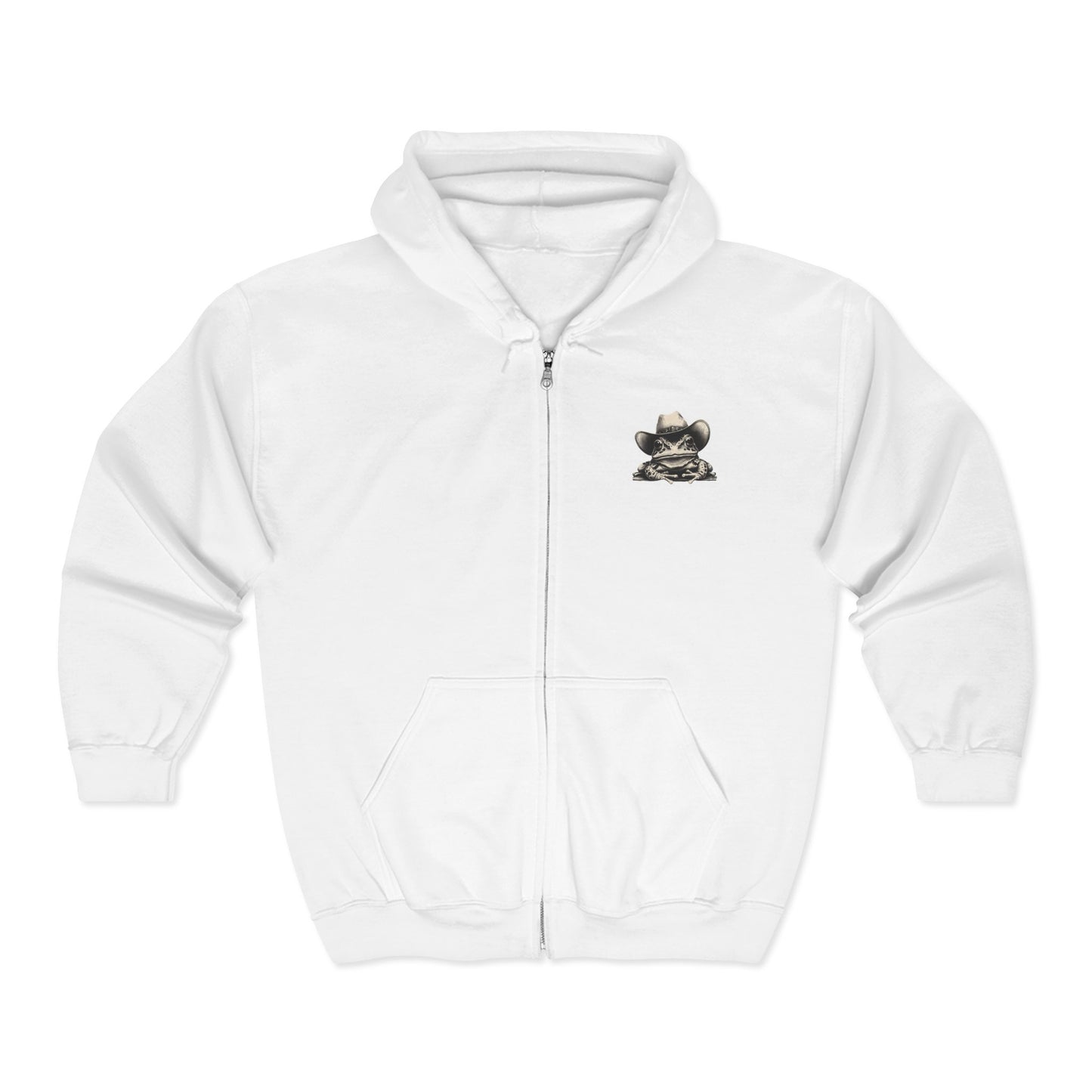 Western Frog Zip Up Hoodie
