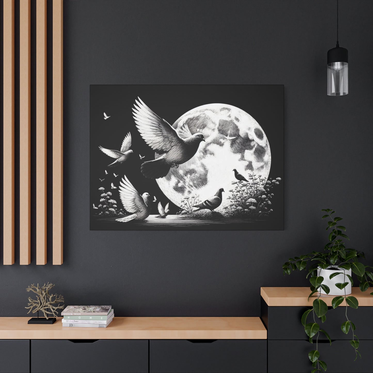 Canvas Print Pigeon