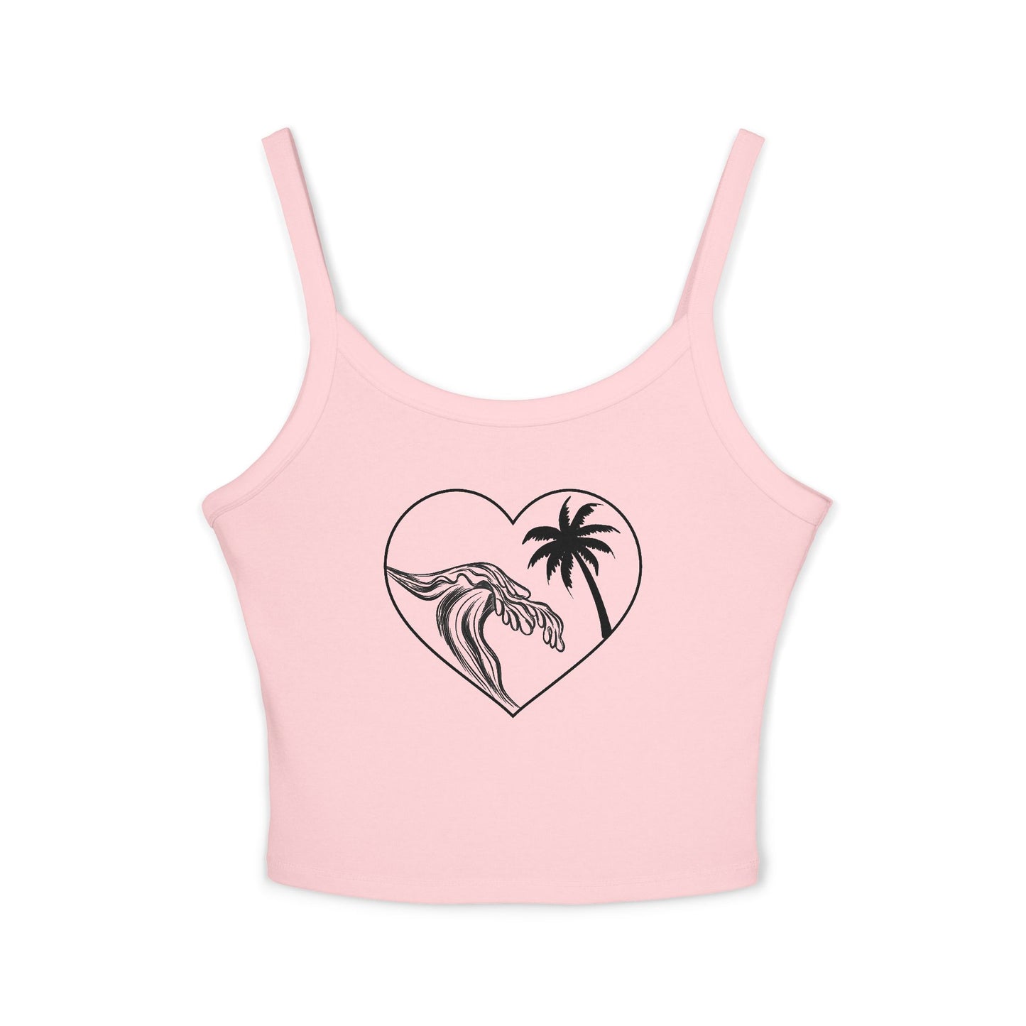 Women's Wave palm tree tank