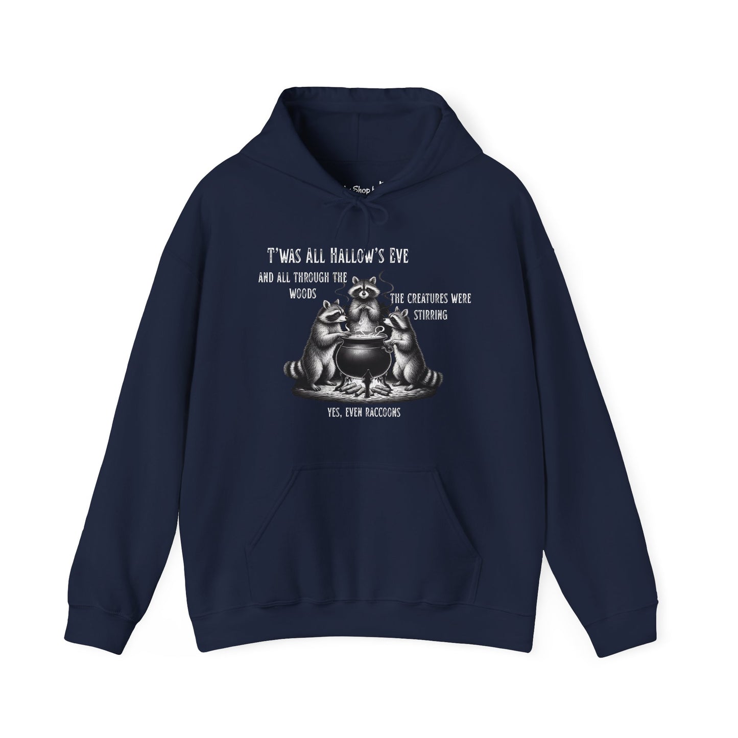 Raccoon Cauldron Halloween Hoodie