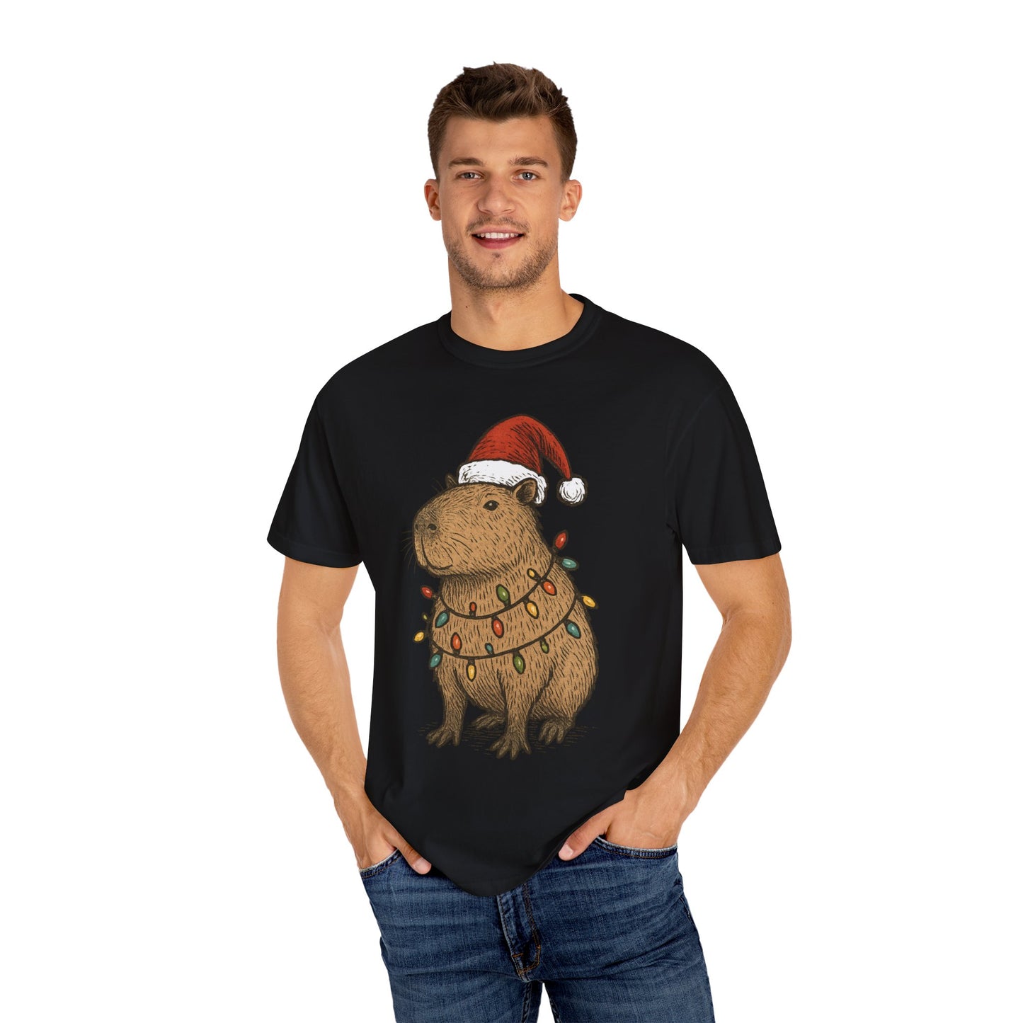 Christmas Capybara T-Shirt