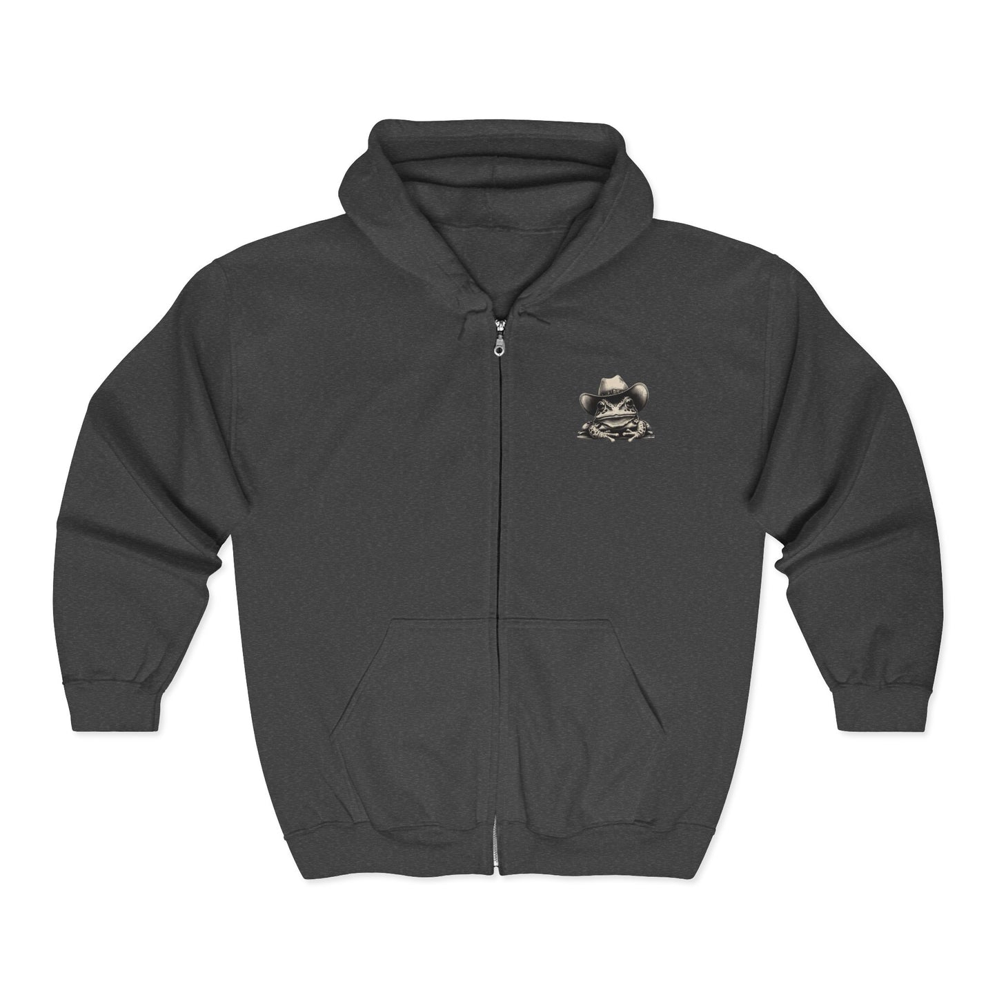 Western Frog Zip Up Hoodie
