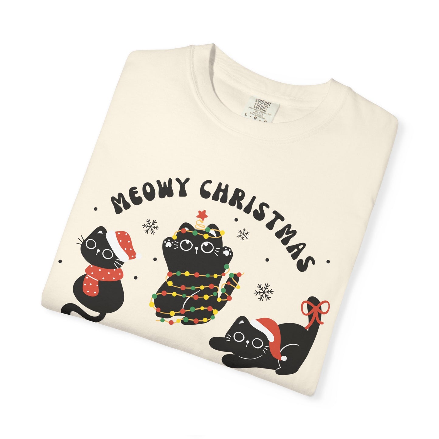 Meowy Christmas T-shirt