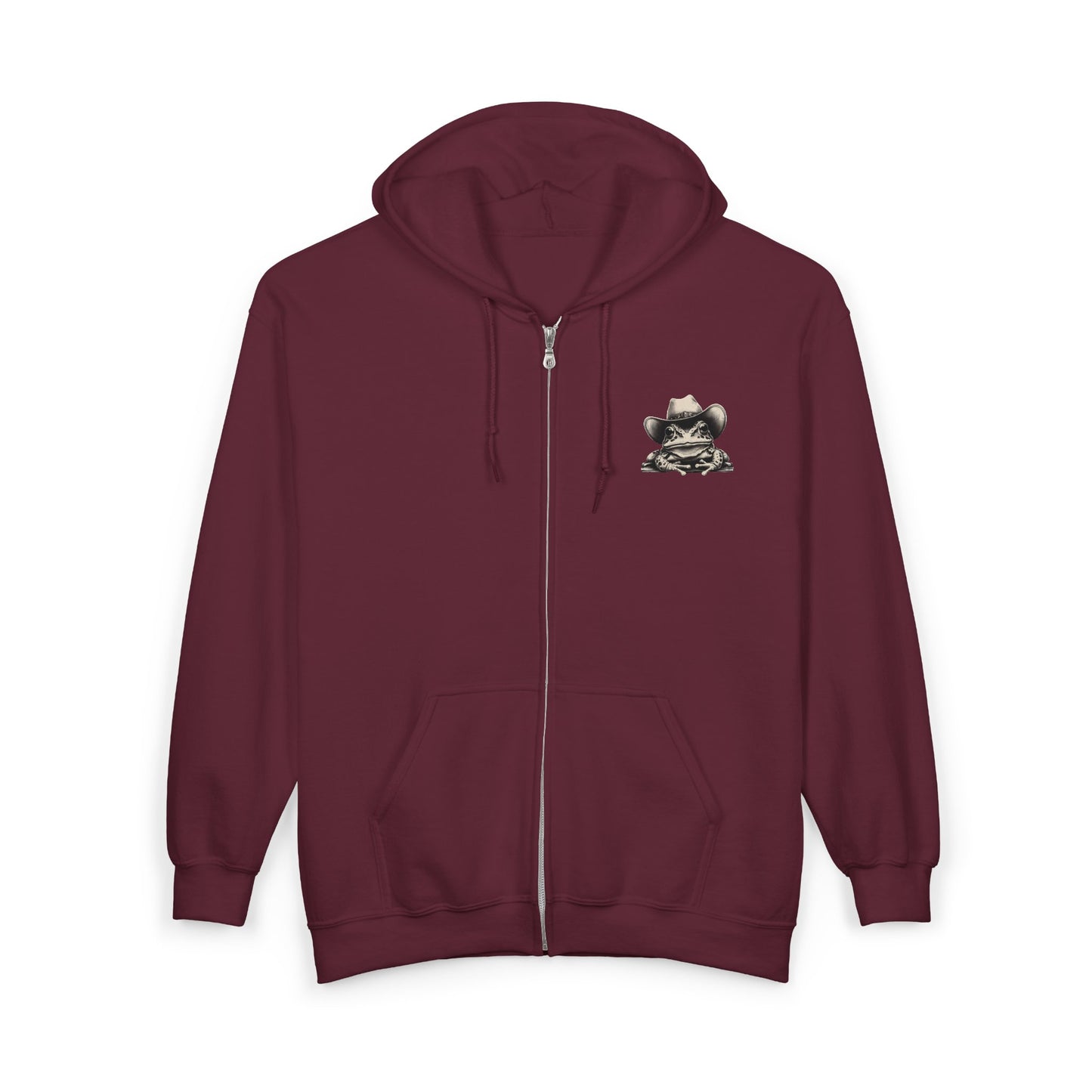Western Frog Zip Up Hoodie