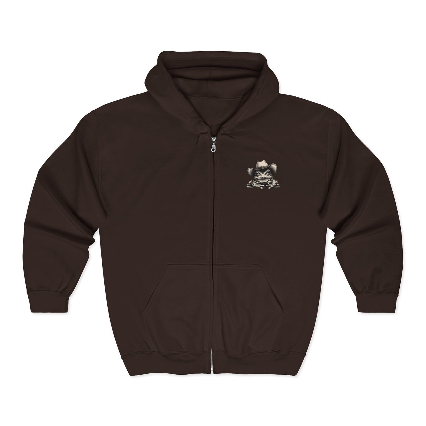 Western Frog Zip Up Hoodie