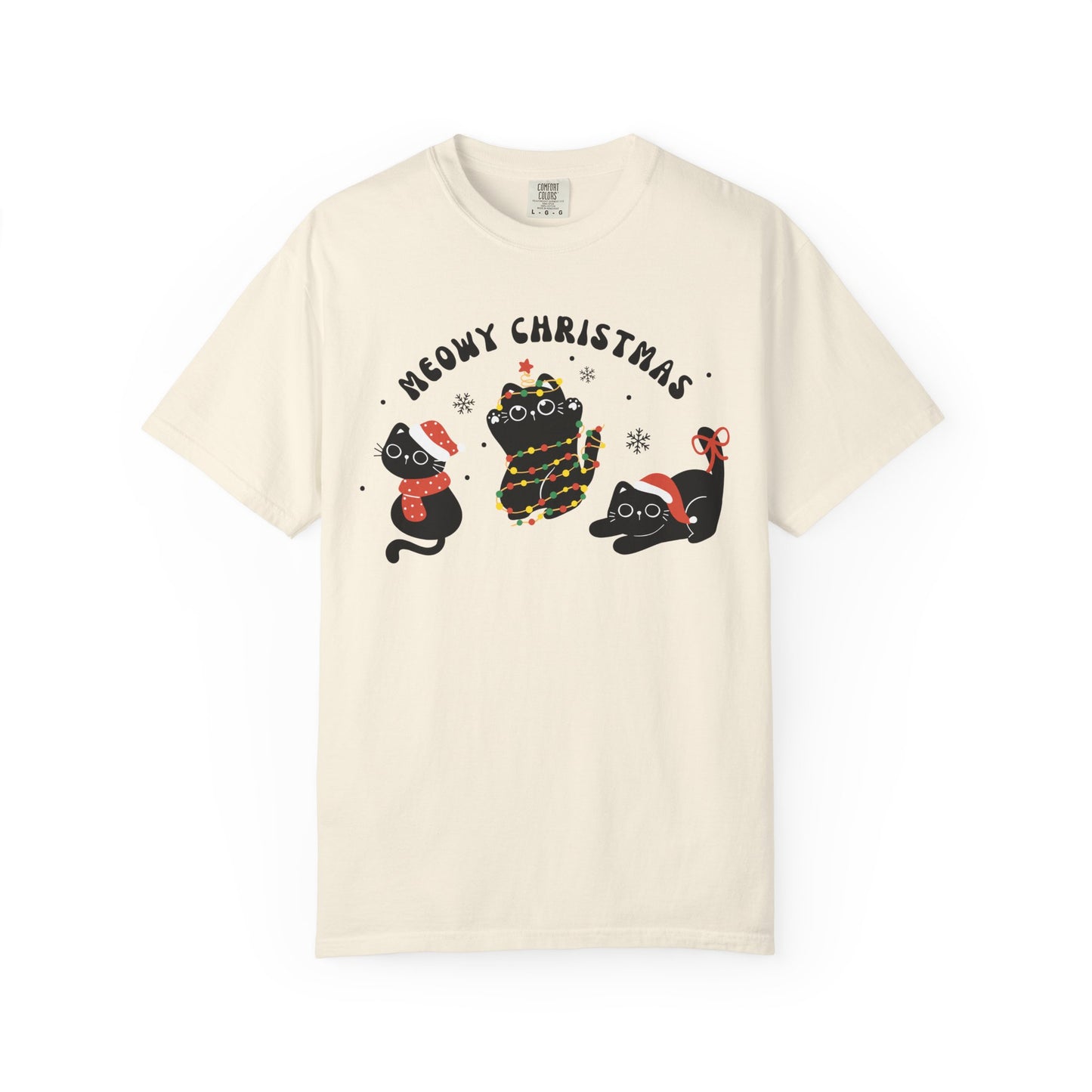 Meowy Christmas T-shirt