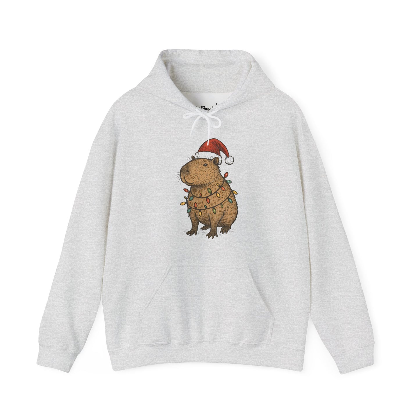 Christmas Capybara Hoodie - Unisex Sweatshirt