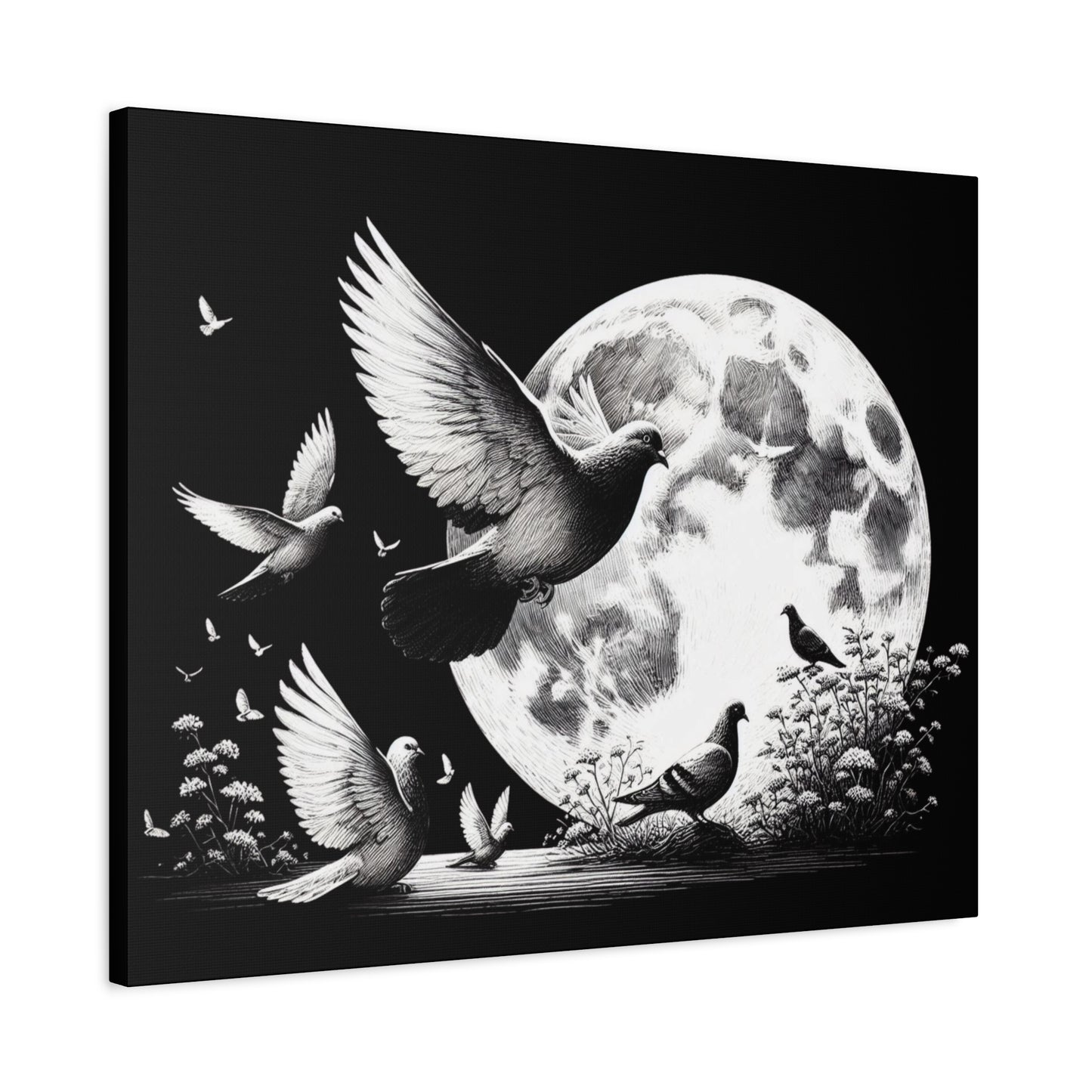 Canvas Print Pigeon