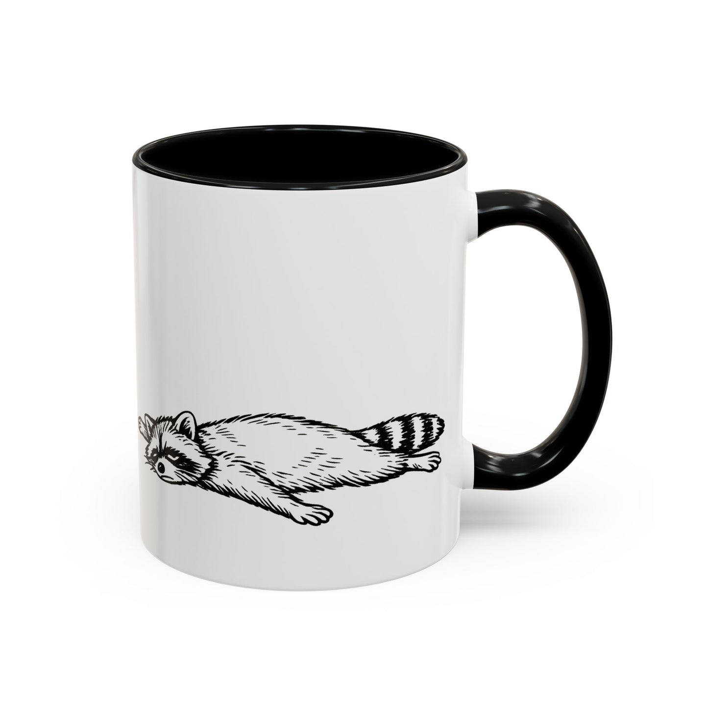 Tired Raccoon Coffee Mug