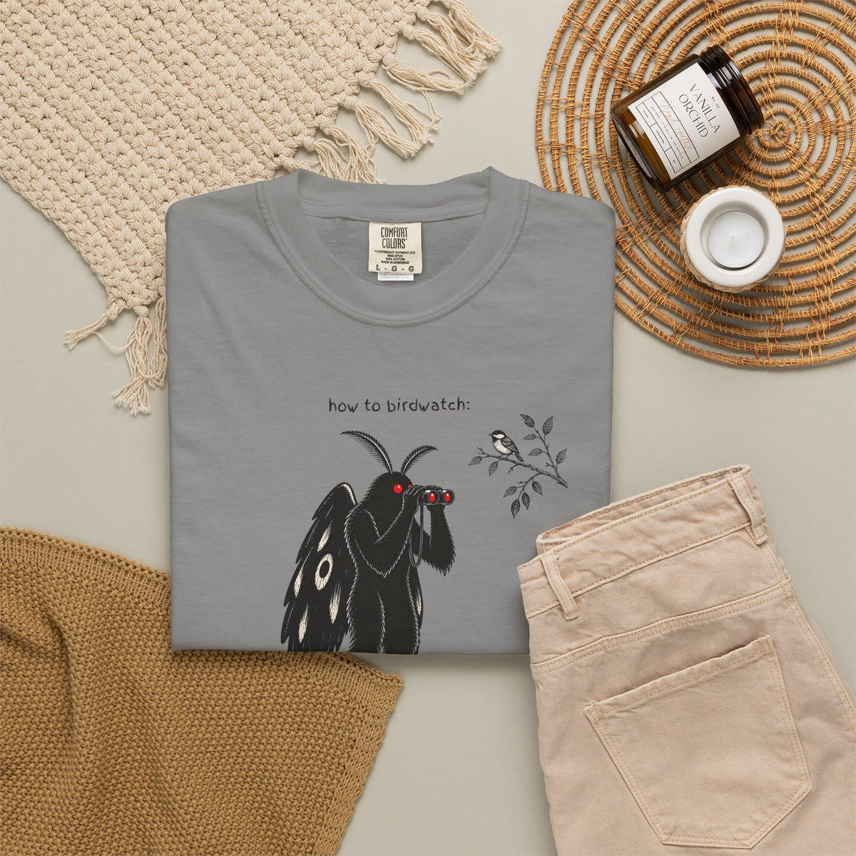Mothman Birdwatching Shirt