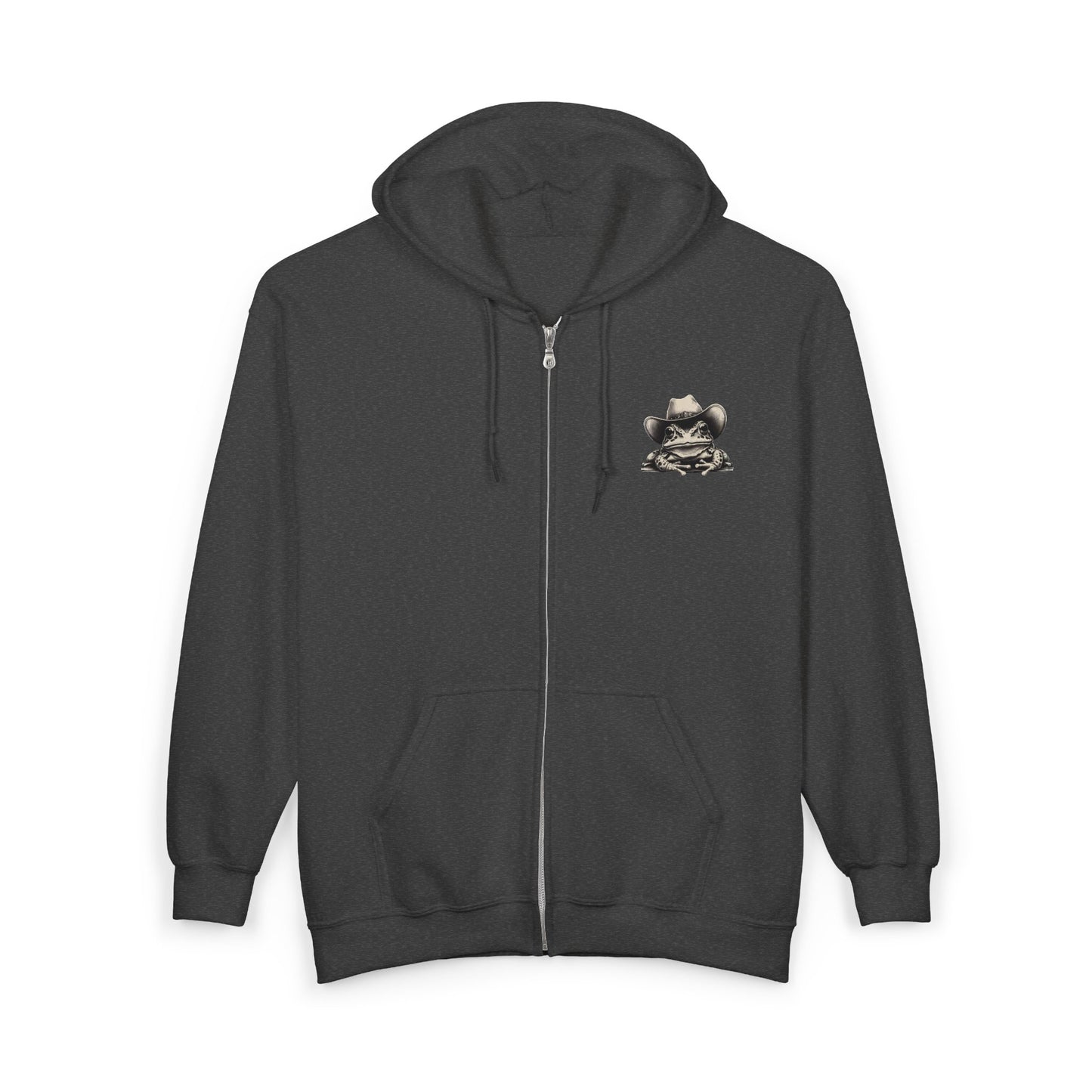 Western Frog Zip Up Hoodie
