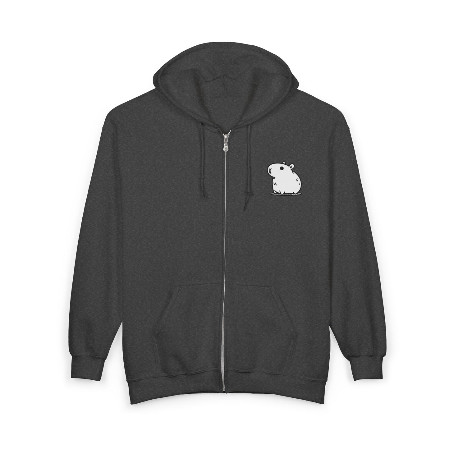 Capybara Zip Up Hoodie