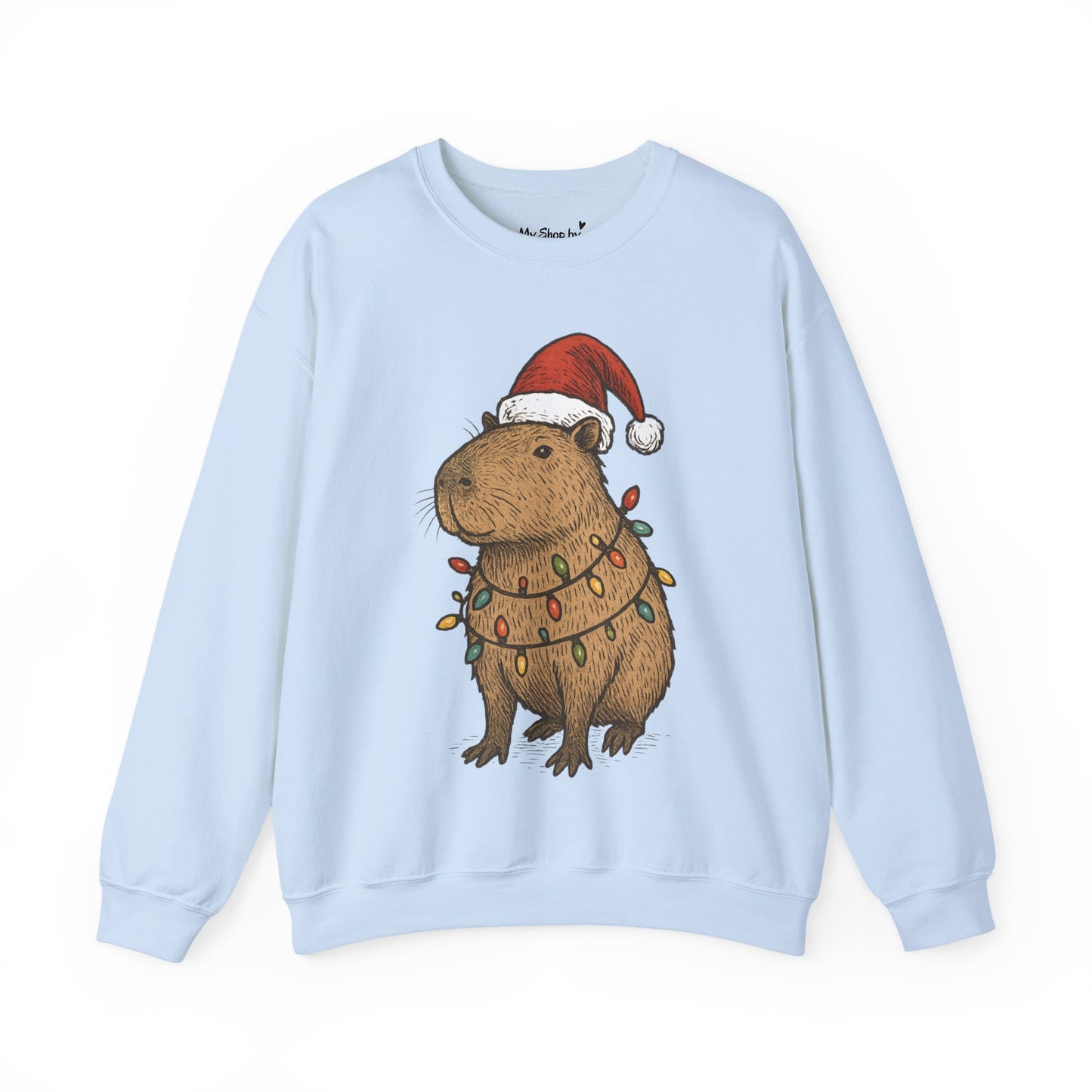 Christmas Capybara Sweatshirt - Unisex Sweatshirt