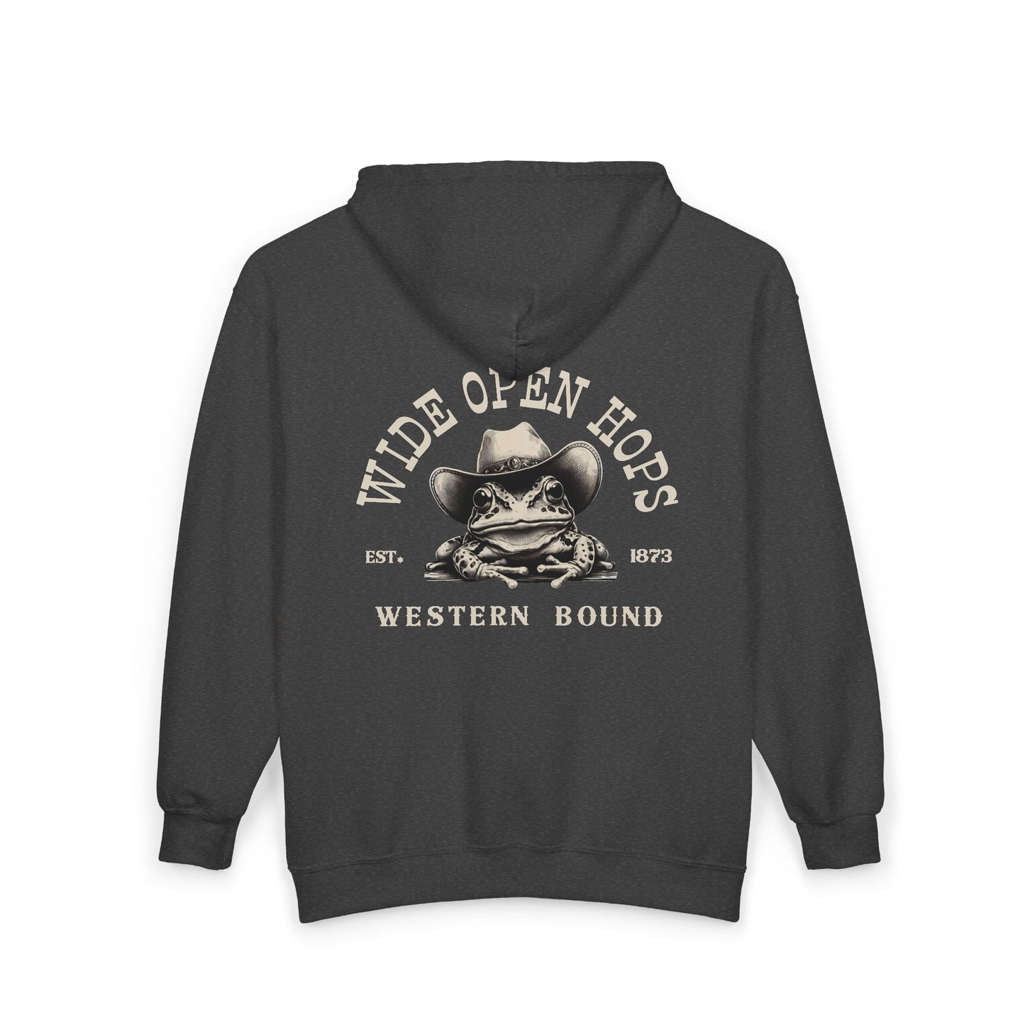 Western Frog Zip Up Hoodie