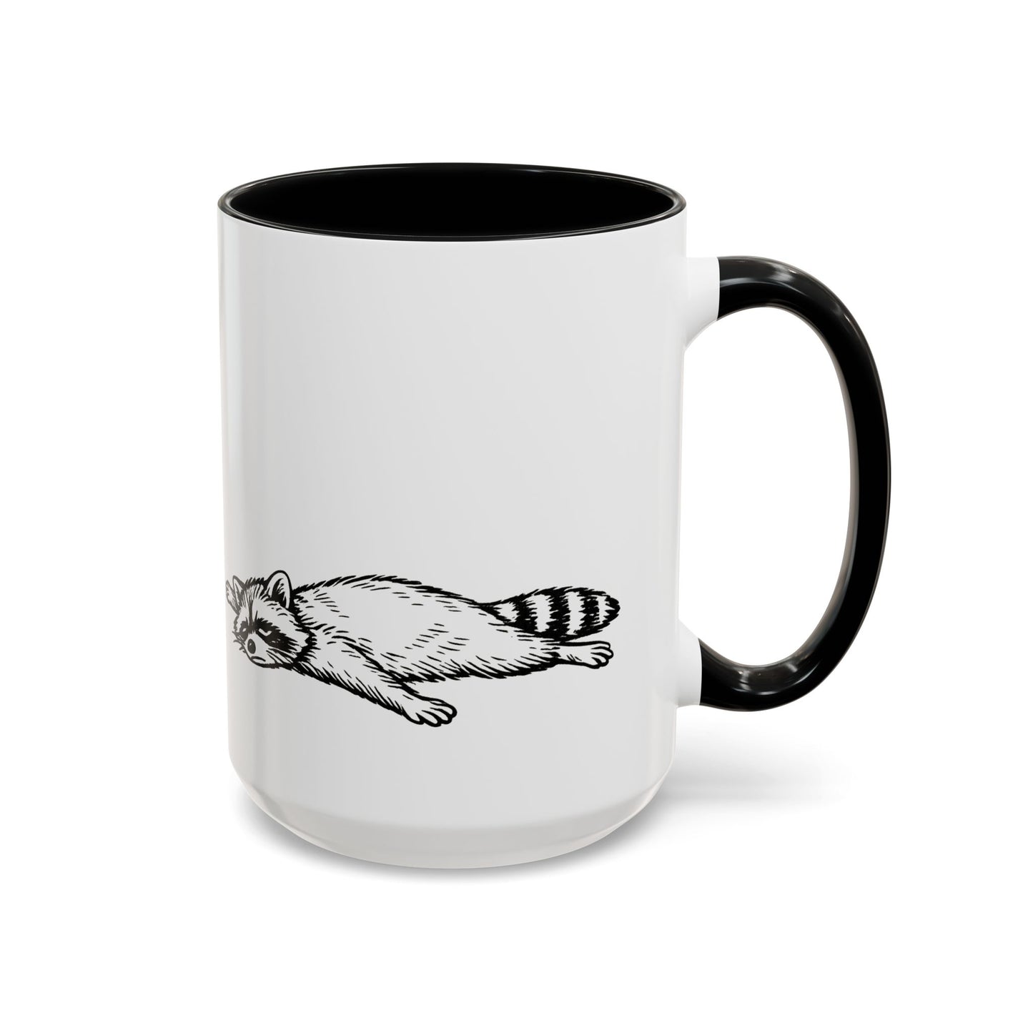 Tired Raccoon Coffee Mug