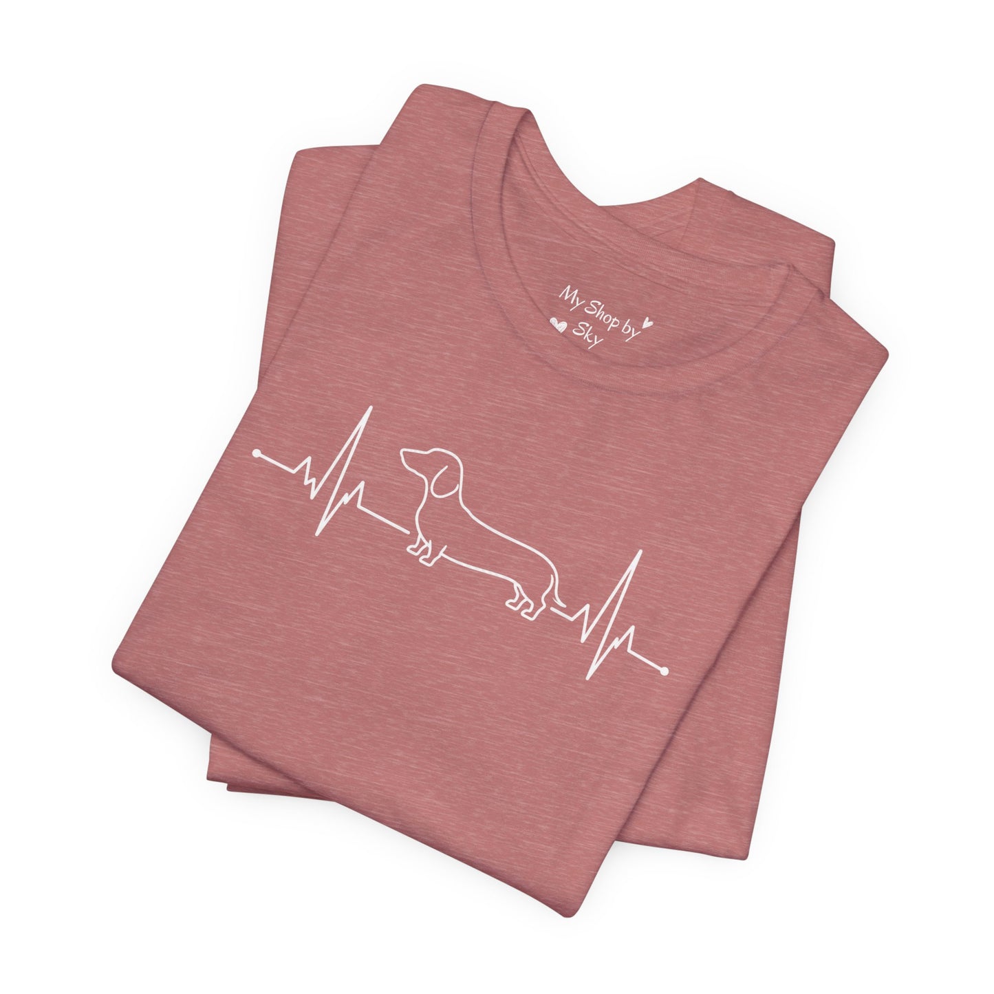 Dachshund Heartbeat Shirt