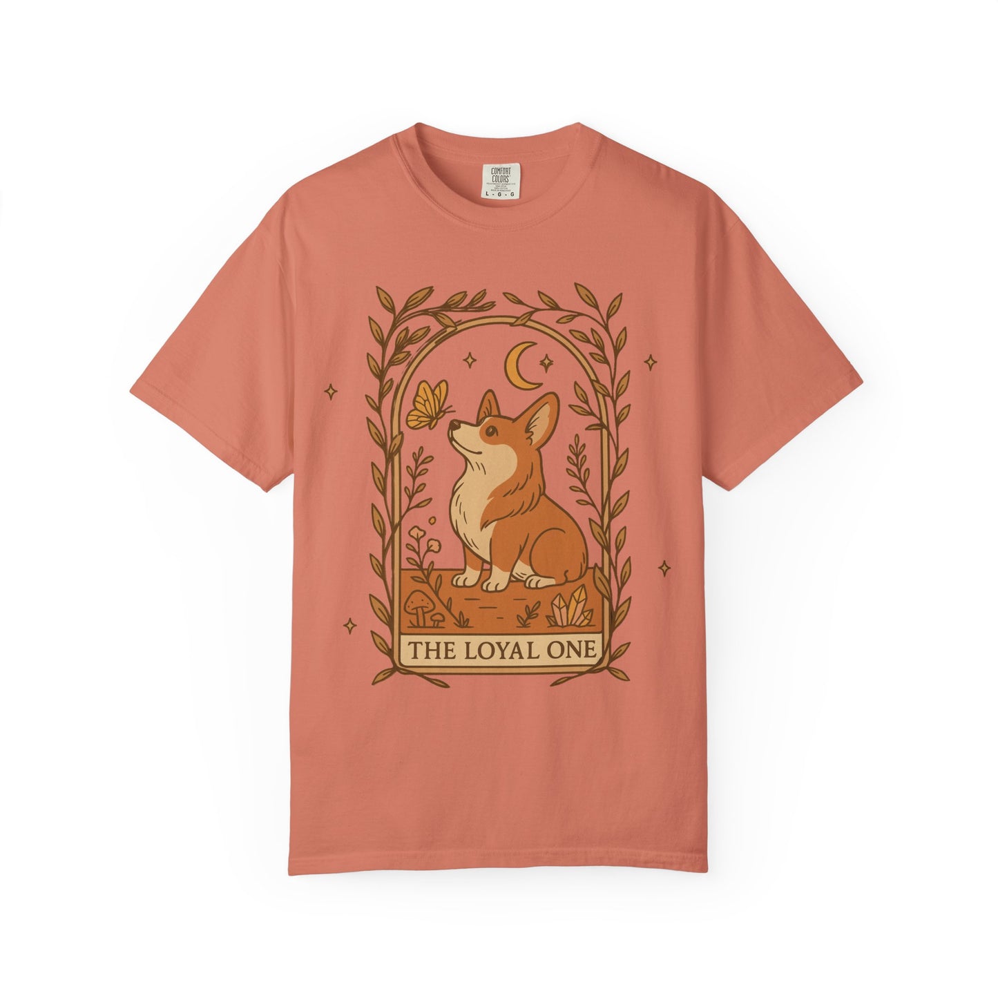 Corgi Unisex T-Shirt - 'The Loyal One' Tarot Card Design
