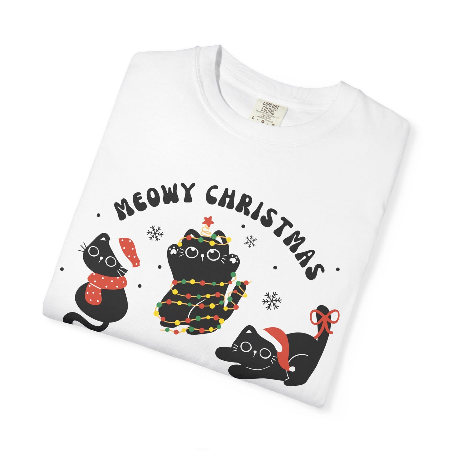 Meowy Christmas T-shirt