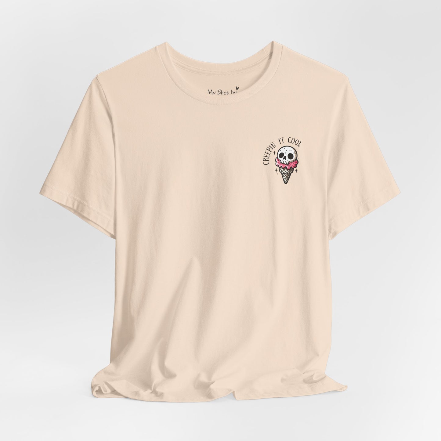 Creepin' It Cool Ice Cream Skull Tee