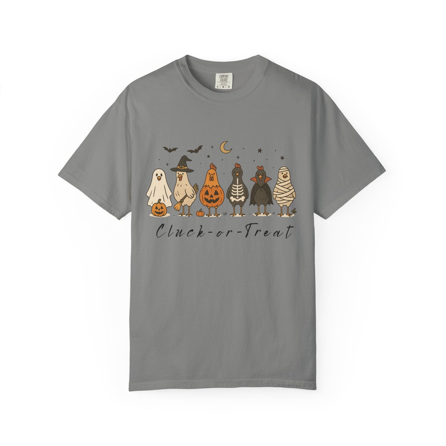 Halloween Chicken 'Cluck-or-Treat' Tee