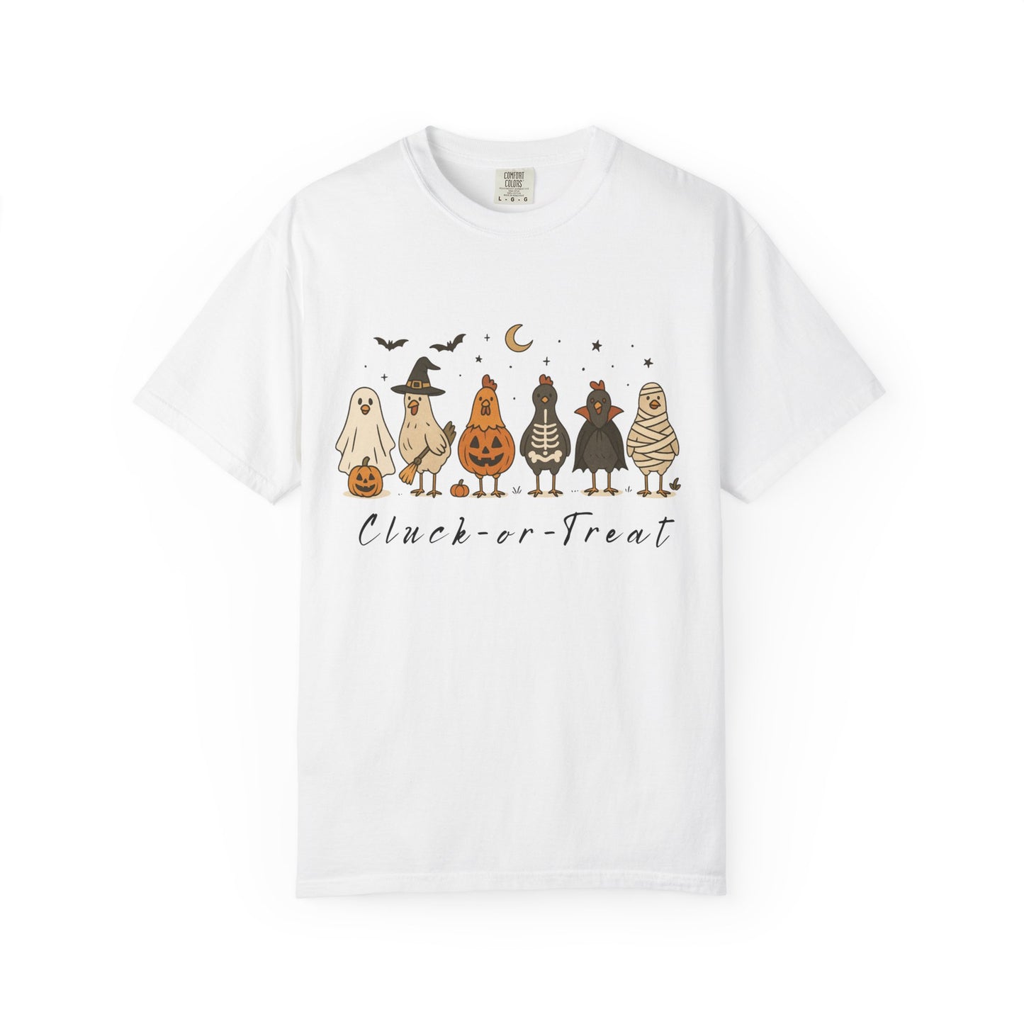 Halloween Chicken 'Cluck-or-Treat' Tee