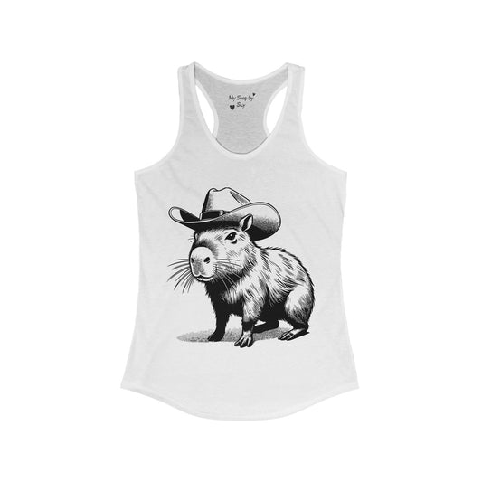 Cowboy Capybara Tank Women's