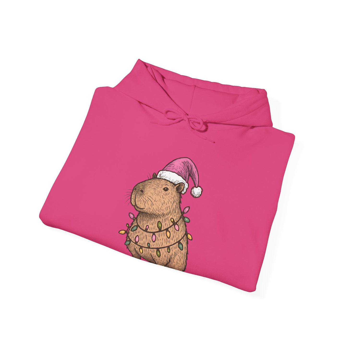 Christmas Capybara Hoodie - Unisex Sweatshirt