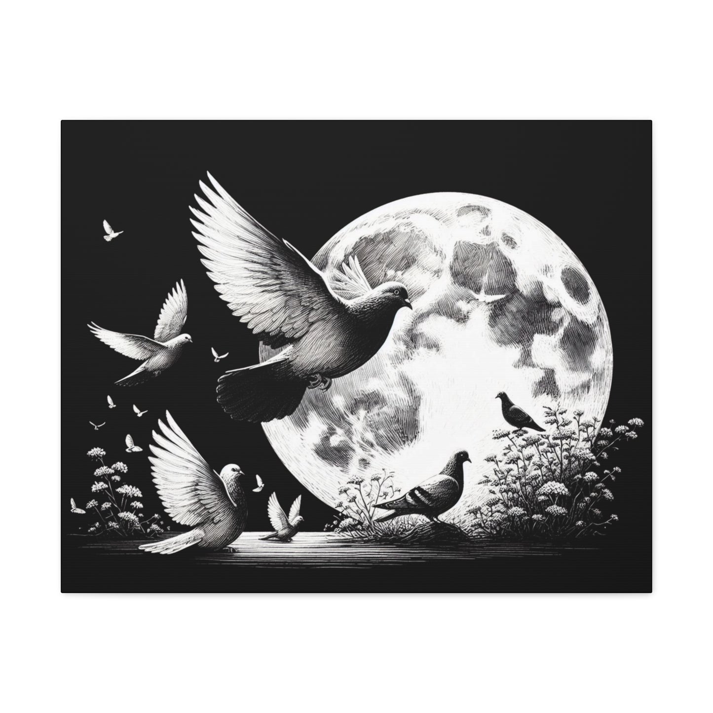 Canvas Print Pigeon