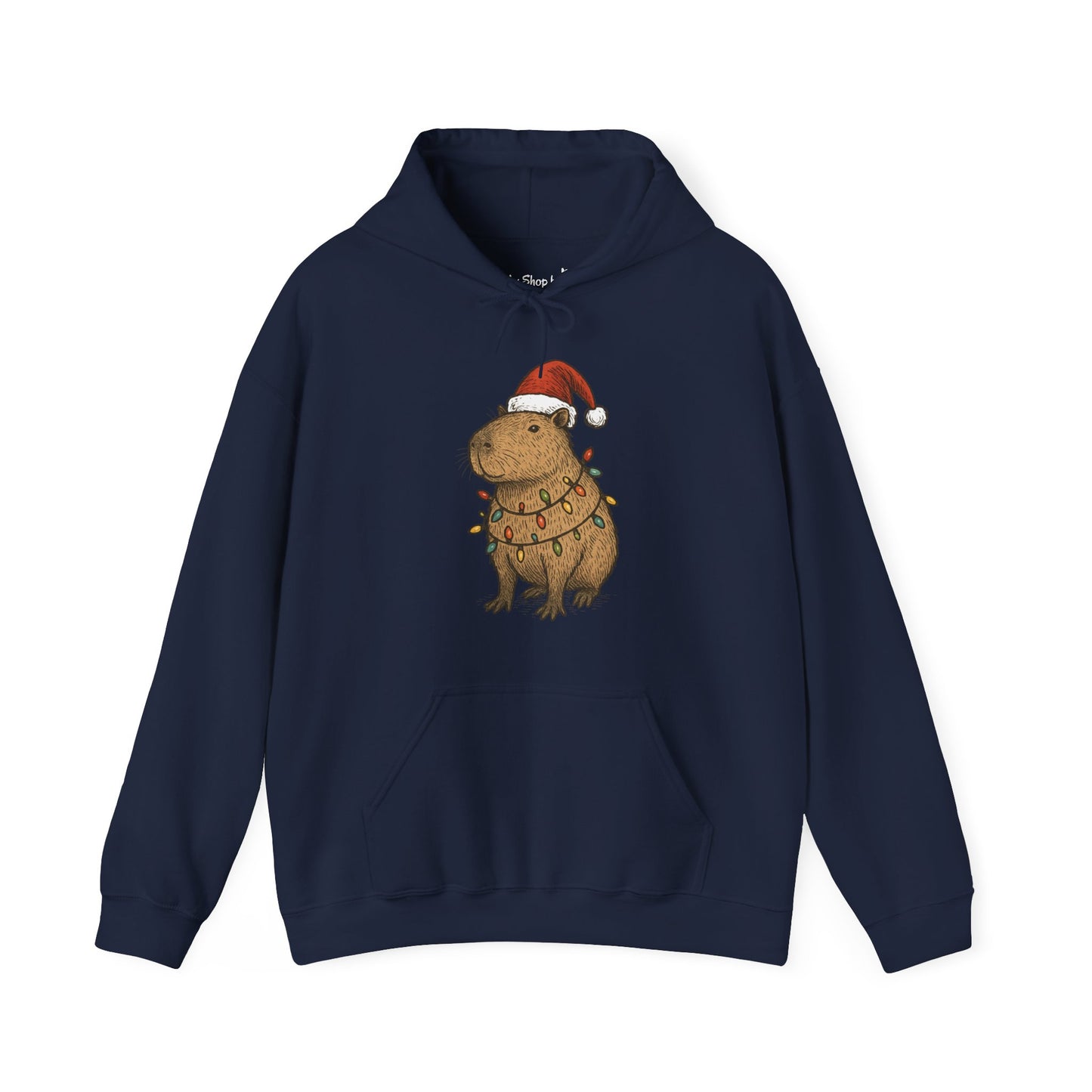 Christmas Capybara Hoodie - Unisex Sweatshirt