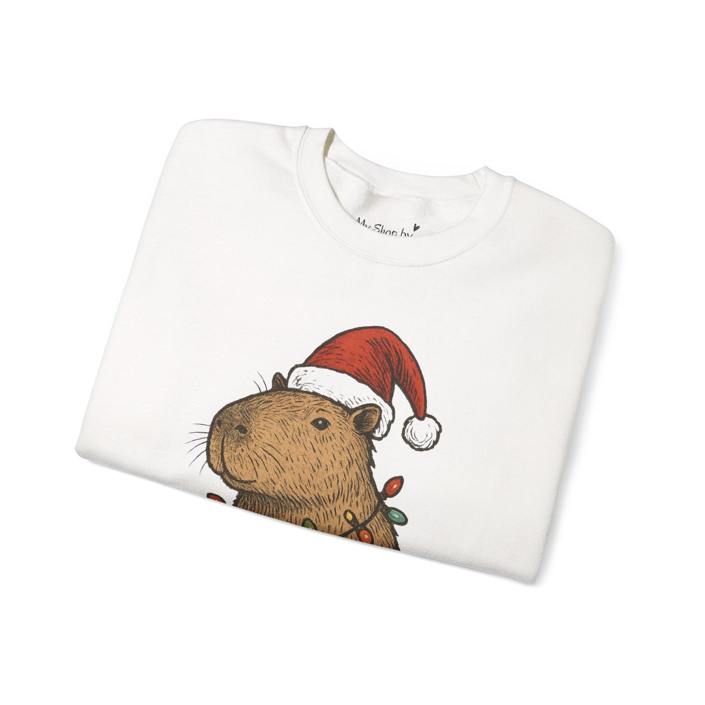 Christmas Capybara Sweatshirt - Unisex Sweatshirt