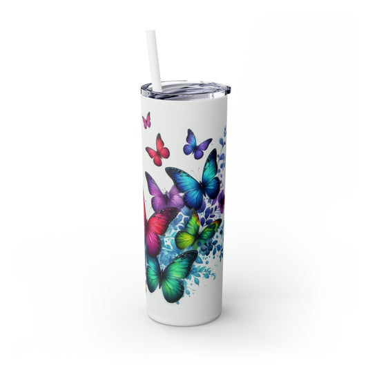 Rainbow Butterfly Tumbler 20oz