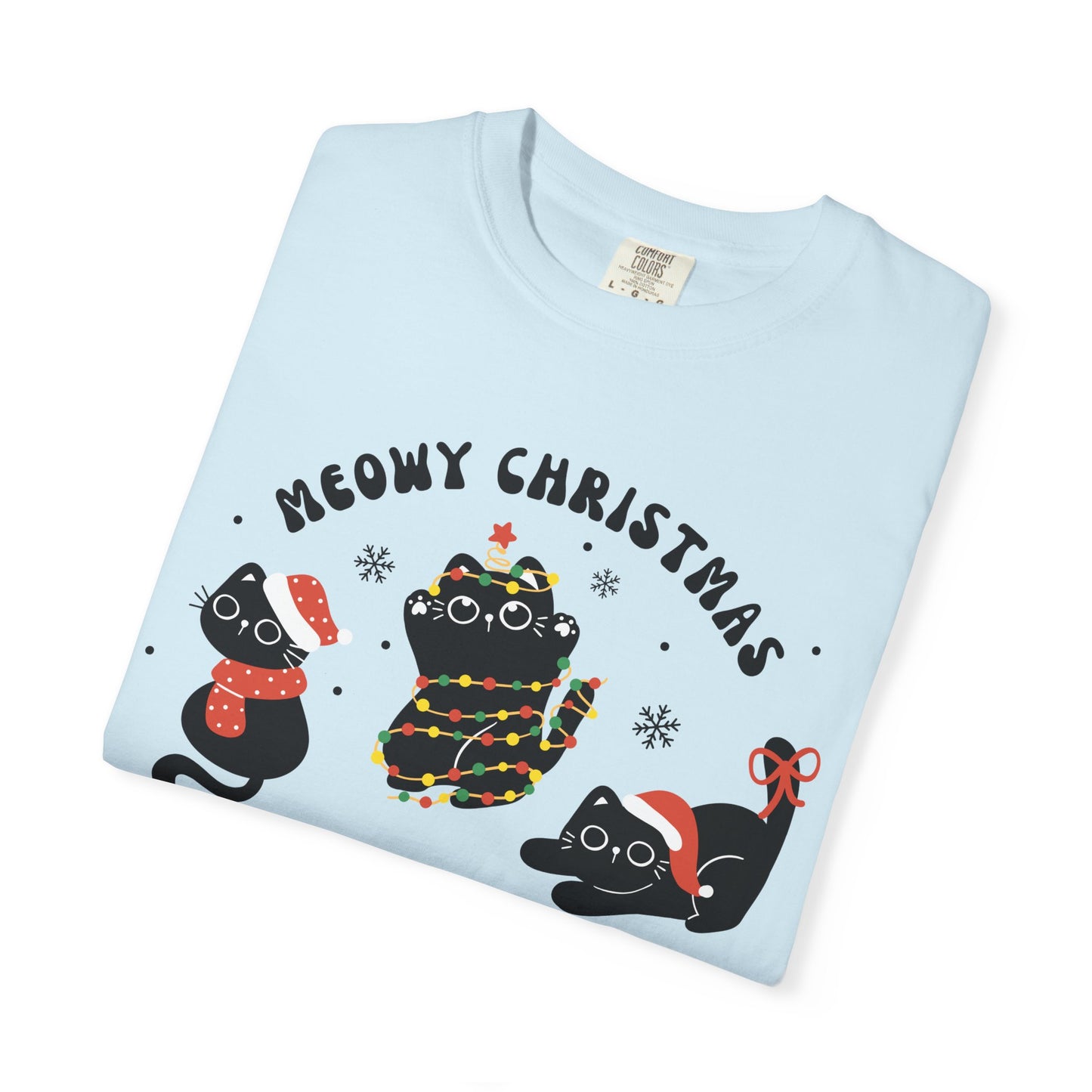 Meowy Christmas T-shirt